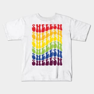 Sheesh rainbow Kids T-Shirt